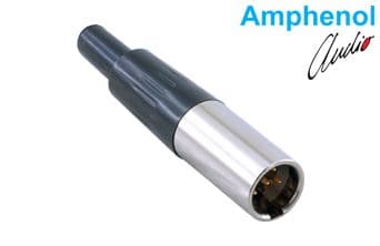 5 Pin Mini XLR Erkek Konnektör