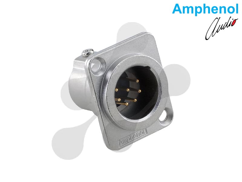 Connector Mini XLR Chassis Female 4 Skt