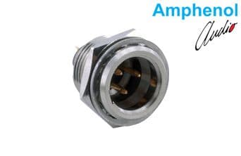 3 Pin Mini XLR Male Chasis Type Connector