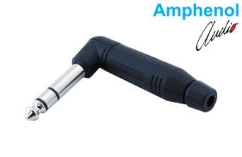 6.3mm Stereo Male Jack 90 Degree