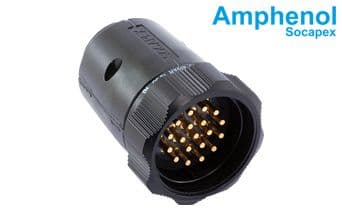 Socapex 19 Pin Male Body Of Plug Black Coating Connector