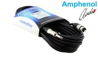 3 Pin XLR Female - 6.3mm Male Mono Cable