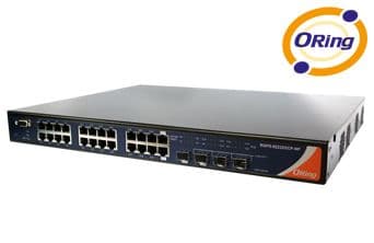 Rack-Mount 22x PoE+ 10/100/1000TX (RJ-45) + 2x 1000 (SFP) + 2x Gigabit Combo