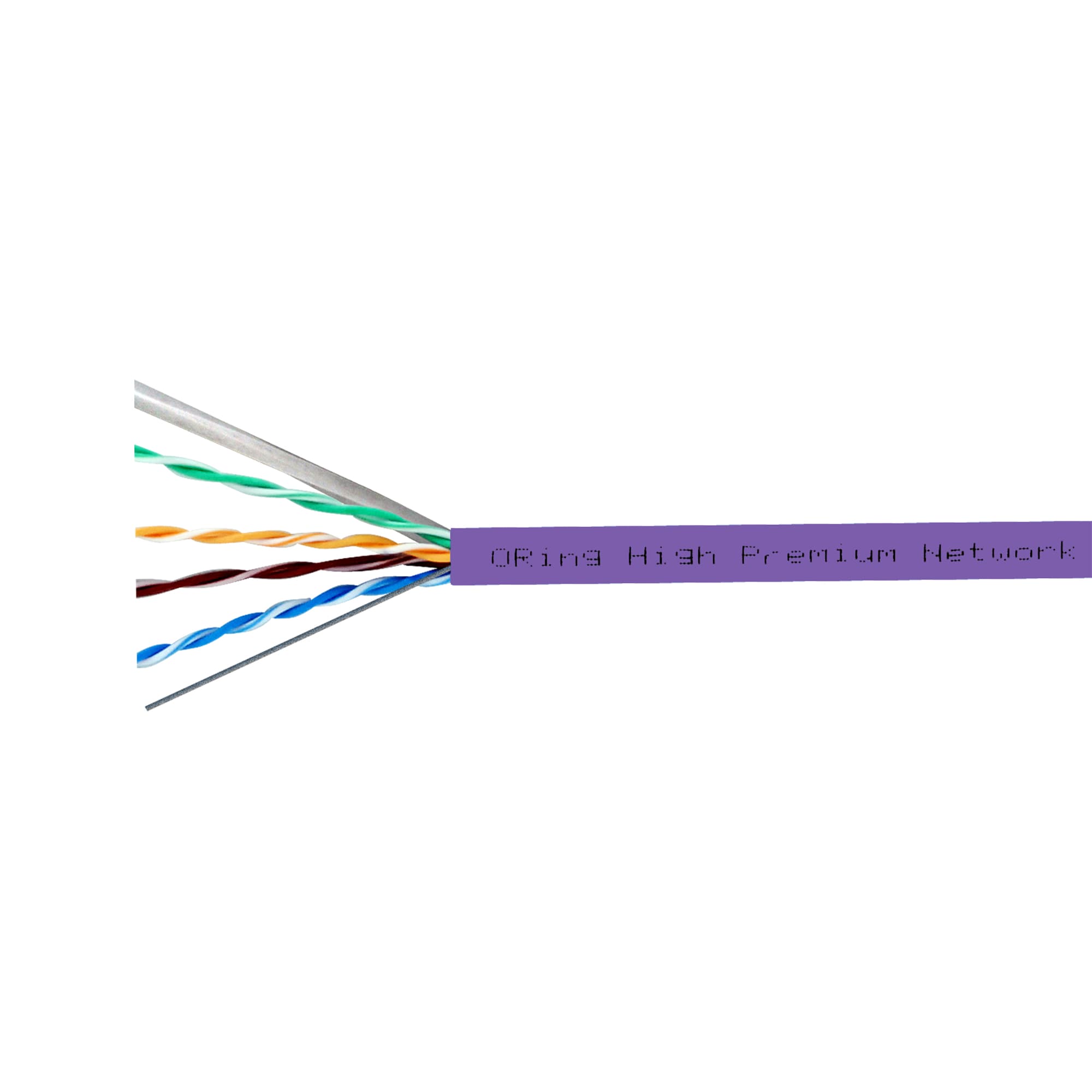 Oring U/UTP CAT6 23AWG LSZH Network Kablosu 500m. - Mor
