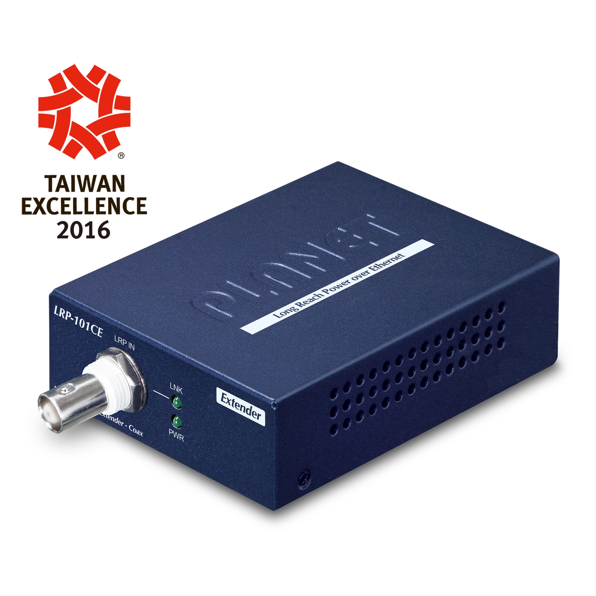 1-Port Long Reach PoE over Coaxial Extender