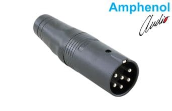 Connector Plastic Plug Str Cord 6 Pin