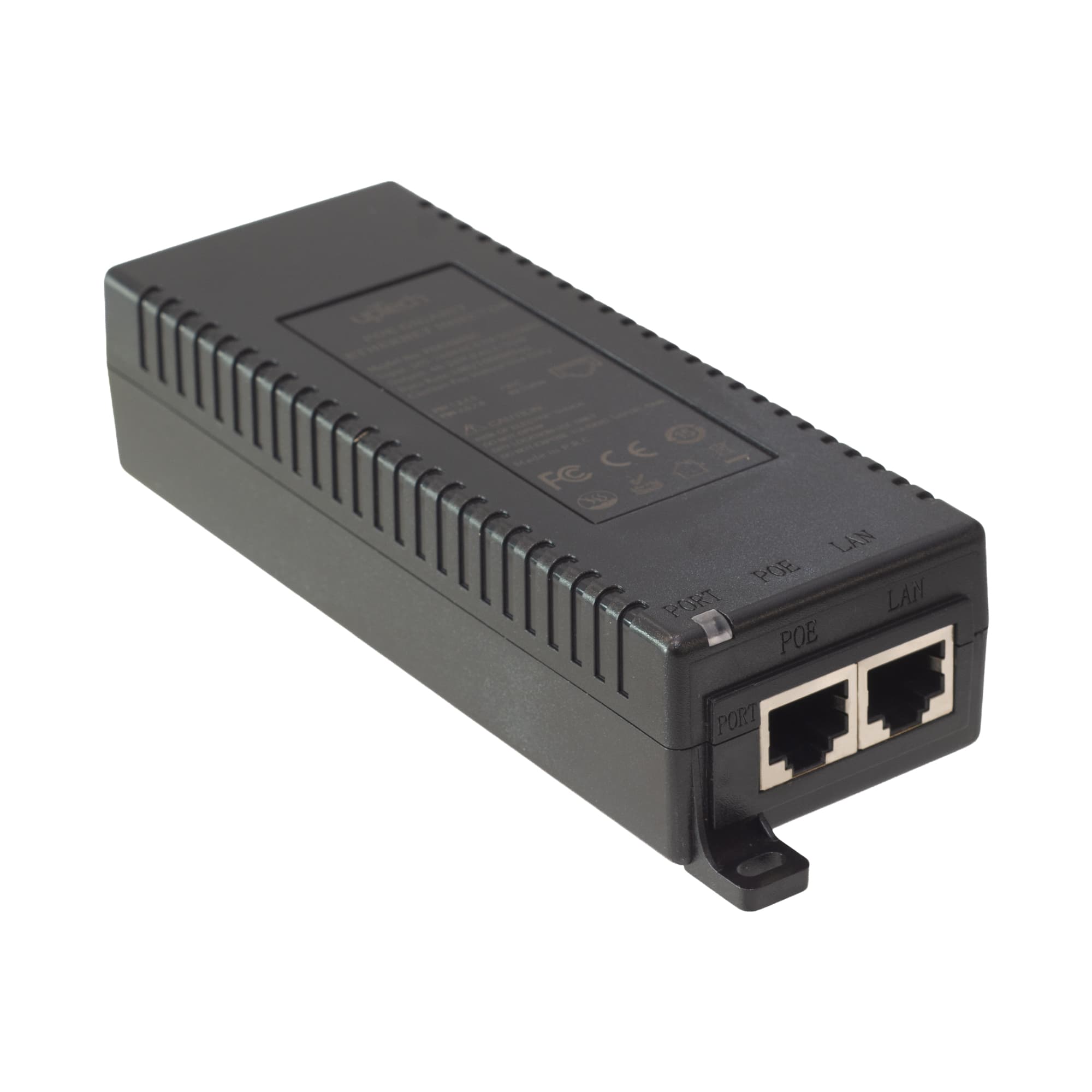 POE Ethernet Injector 10/100/1000 Mbps IEEE 802.3at Output: 48V 0.8A