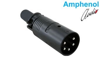 5 Pin Erkek EP Konnektör - Siyah