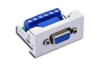 VGA Dişi 22.5x45mm Screw Terminal Modül