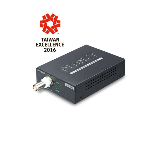 1-Port Long Reach PoE over coax Extender Kit