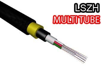 20 Core 9/125 SM Armored 5 Tube Fiber Optical Cable with LSZH Jacket