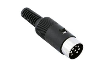 8 Pin DIN Male Connector