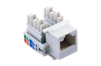 CAT5e UTP Keystone Jack