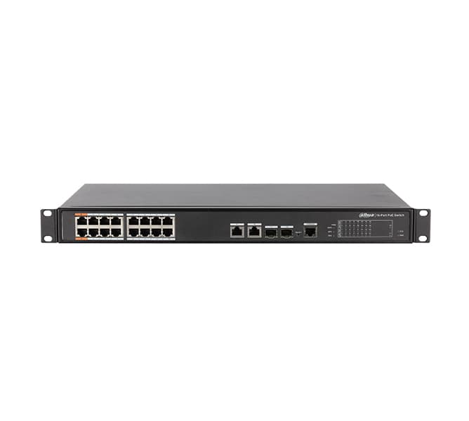 16 Portlu PoE Switch