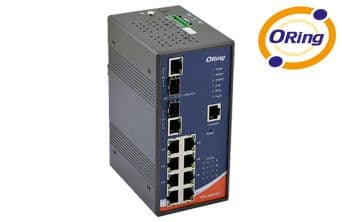 10 Port Yönetilebilir Endüstriyel Tip PoE Ethernet Switch Modbus TCP/IP 