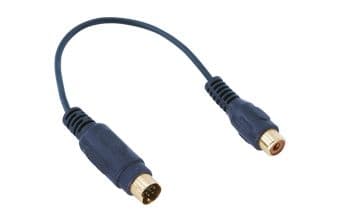 SVHS 7 Pin Erkek - RCA Dişi Kablo