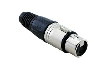 3 Pin Female XLR Connector Nx Type