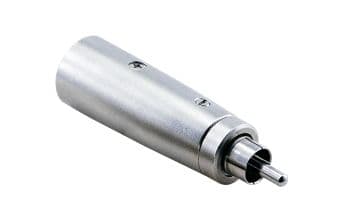 3 Pin XLR Male to RCA Male Connector 2