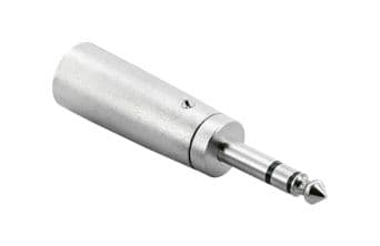 3 Pin XLR Male to 6.3mm Stereo Male 2