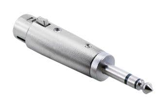 3 Pin XLR Female - 6.3mm Stereo Male Connector 2