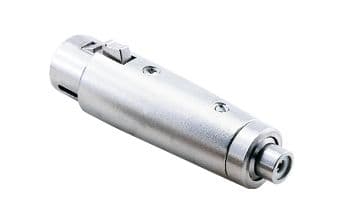3 Pin XLR Dişi - RCA Dişi Konnektör 2