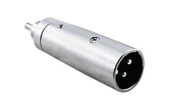 3 Pin XLR Male to RCA Male Connector 1