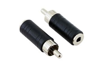 1 RCA Erkek - 3.5mm Stereo Dişi Çevirici