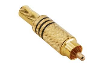 RCA Male Connector Gold 2
