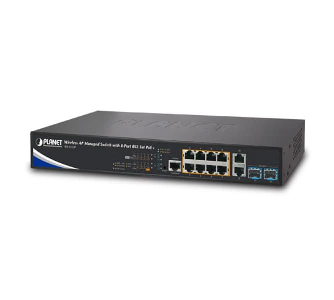 Wireless AP Managed Switch with 8-Port 802.3at PoE + 2-Port 10G SFP+ »   WS-1232P