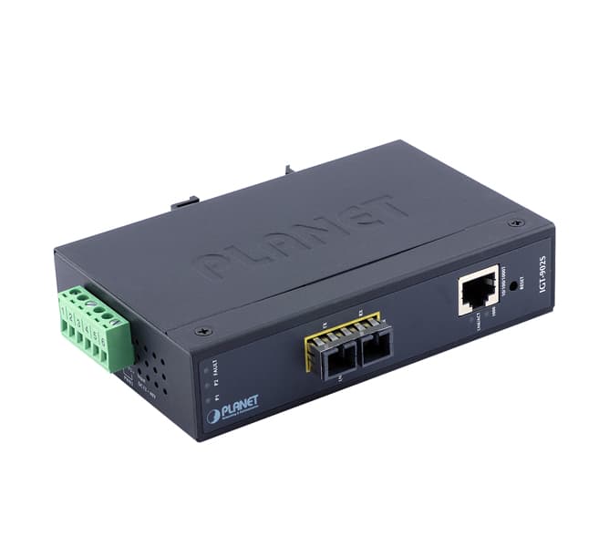 Endüstriyel Tip Yönetilebilir Gigabit Ethernet Media Converter