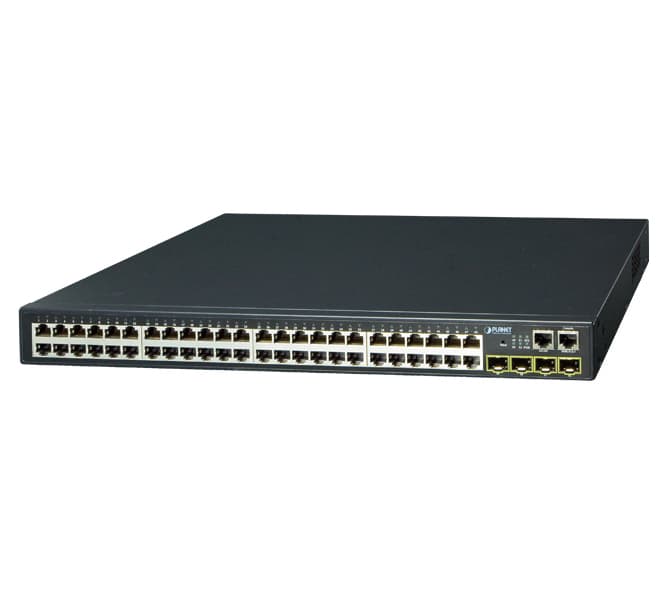 Layer 3 48-Port 10/100/1000T + 4-Port 1000X SFP Stackable Managed Switch