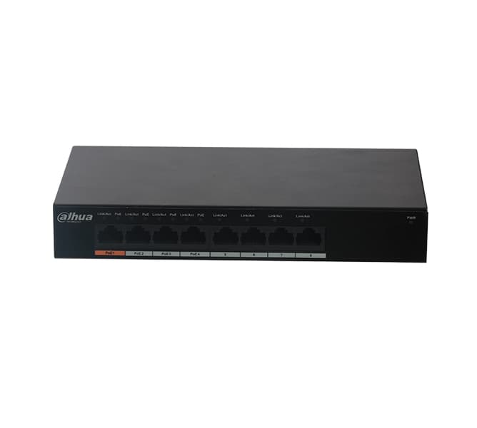 8-Port Gigabit Ethernet PoE Switch with 4-Port PoE