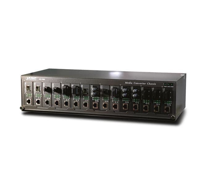 15-Slot Media Converter Chassis