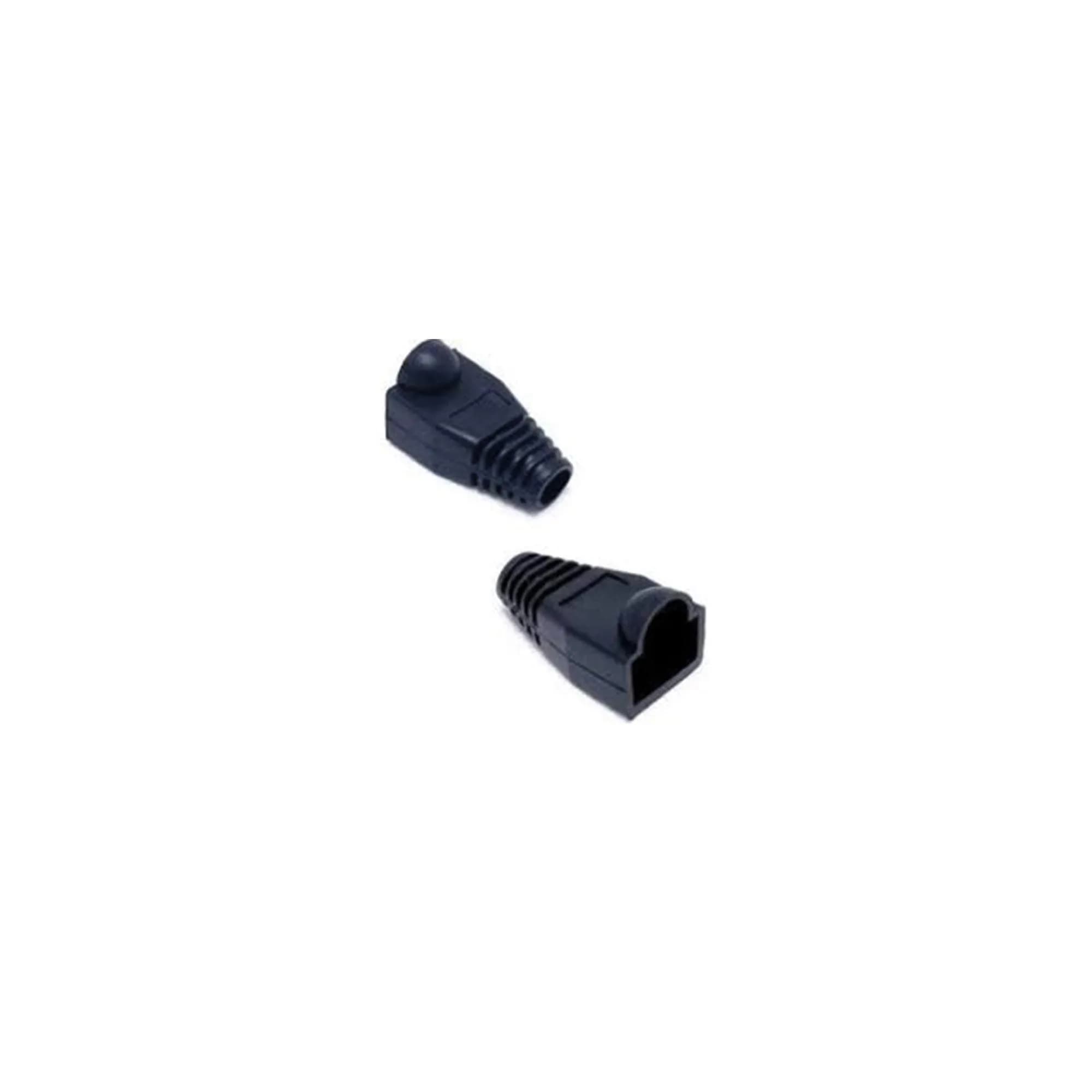 8P/8C RJ45 Plastik Boot - Siyah
