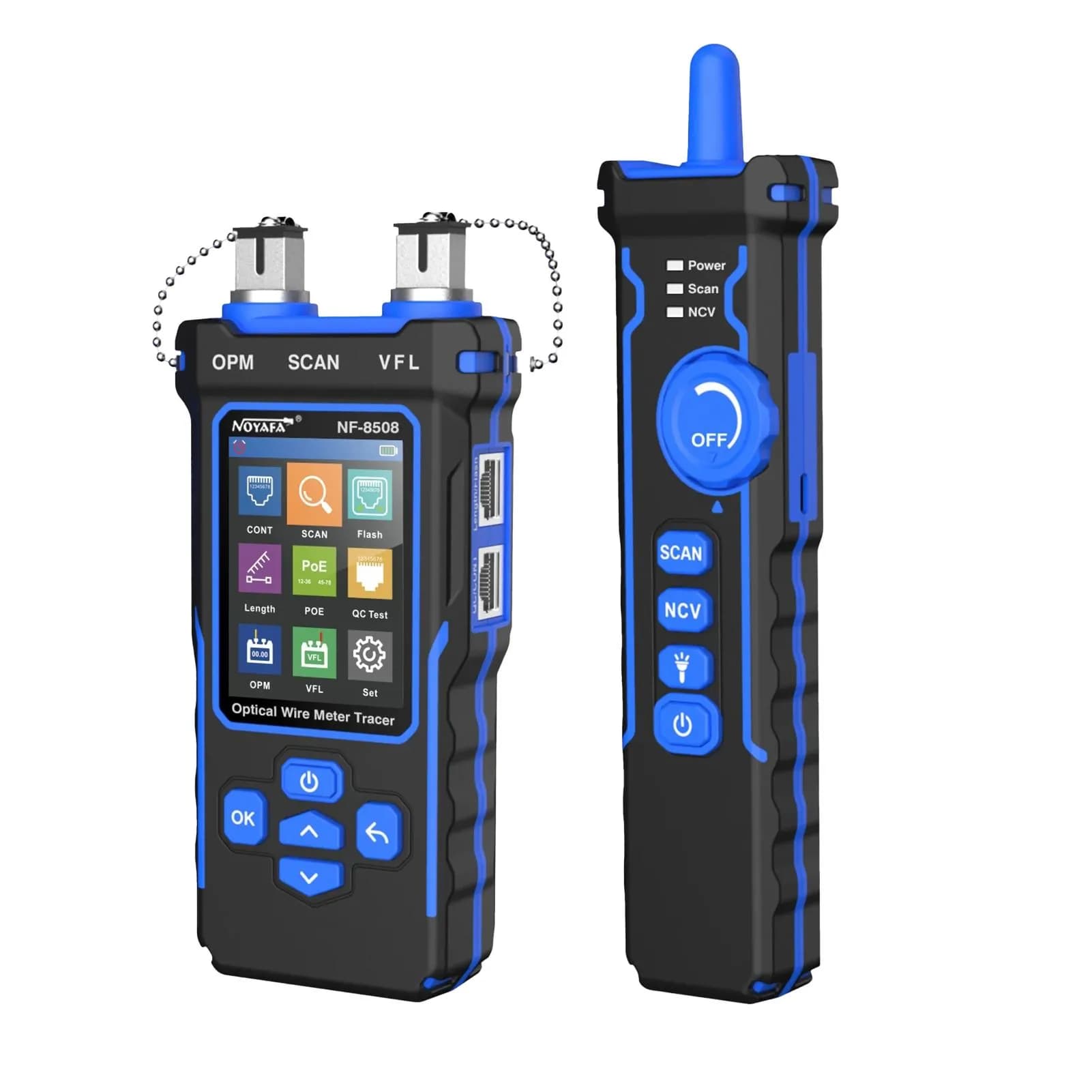 LCD Network Optical Cable Tester Rechargeable Network LineFinder