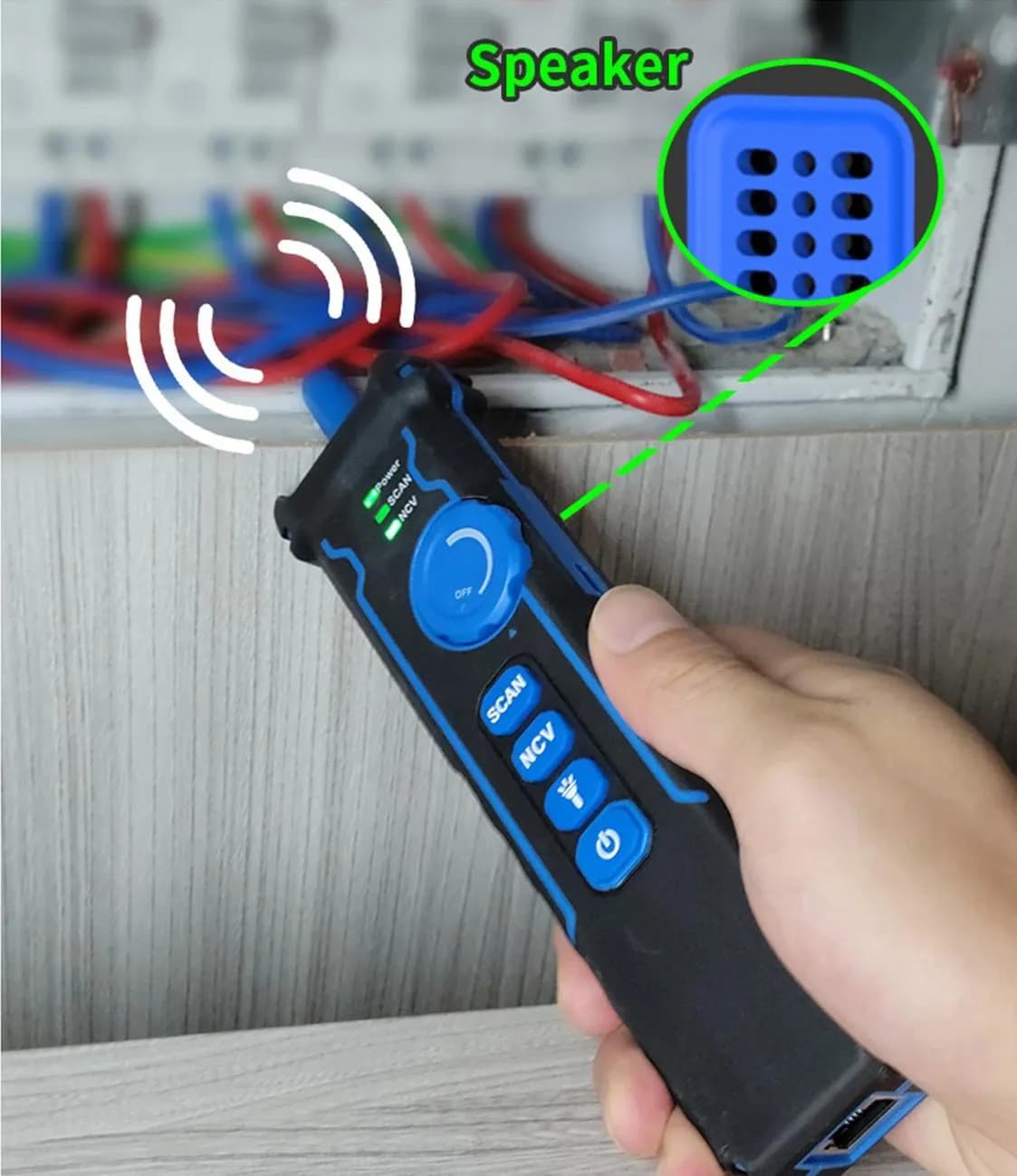 LCD Network Optical Cable Tester Rechargeable Network LineFinder 4
