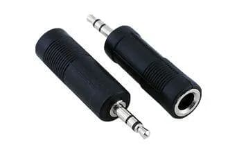 6.3mm Stereo Dişi - 3.5mm Stereo Erkek Adaptör
