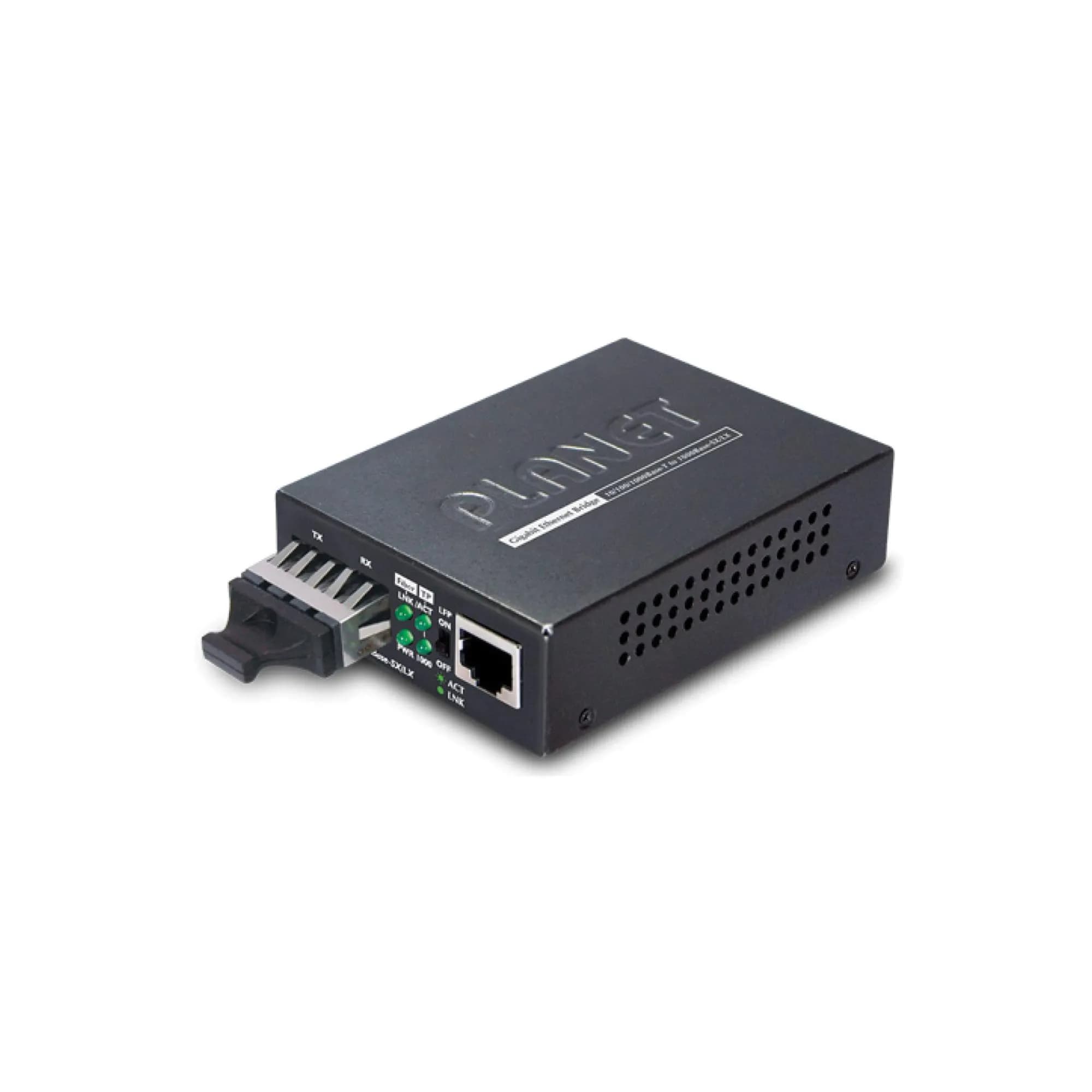 10/100/1000BASE-T to 1000BASE-LX Gigabit Converter (SC Single Mode, 60km)