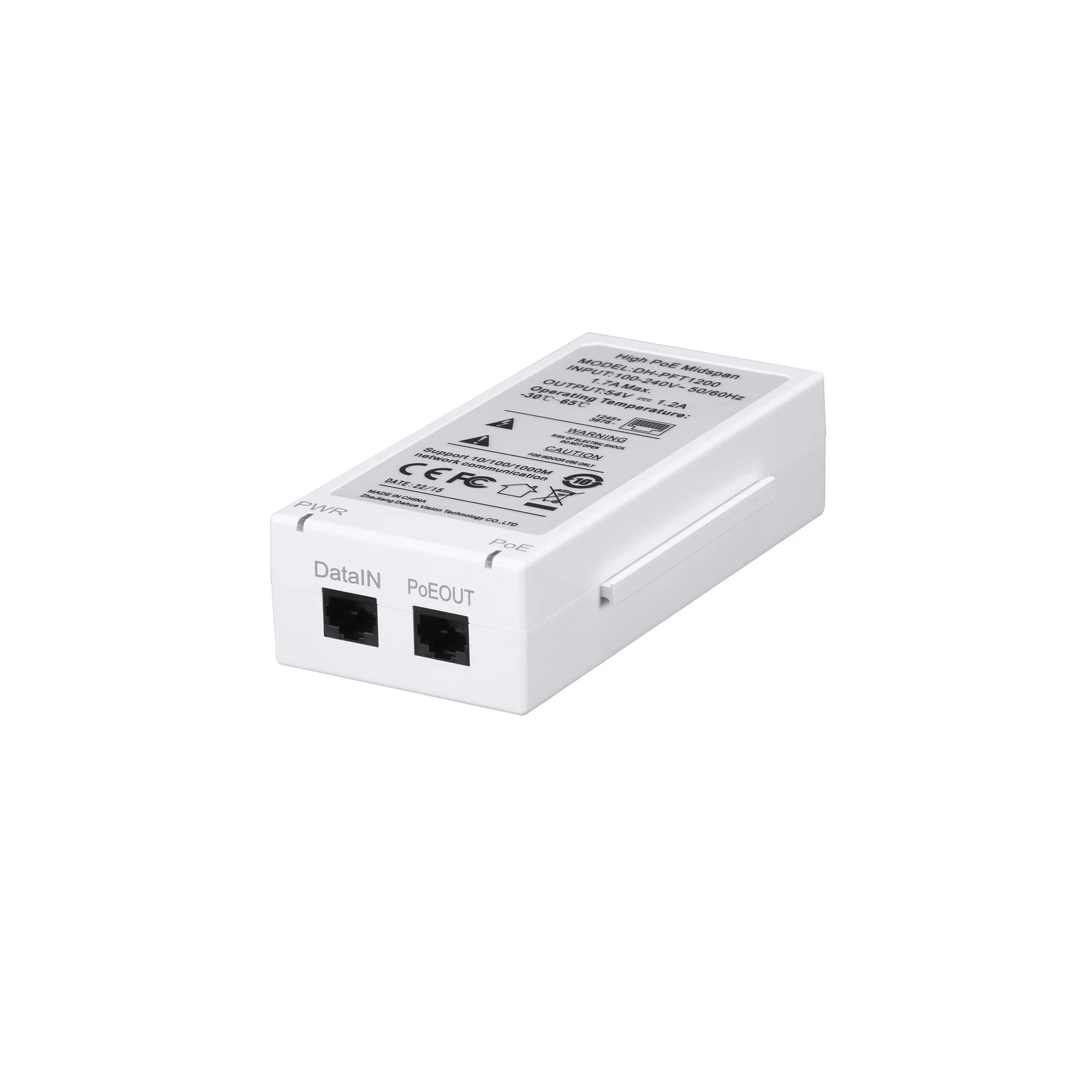 Hi-PoE Injector Midspan 60 Watt