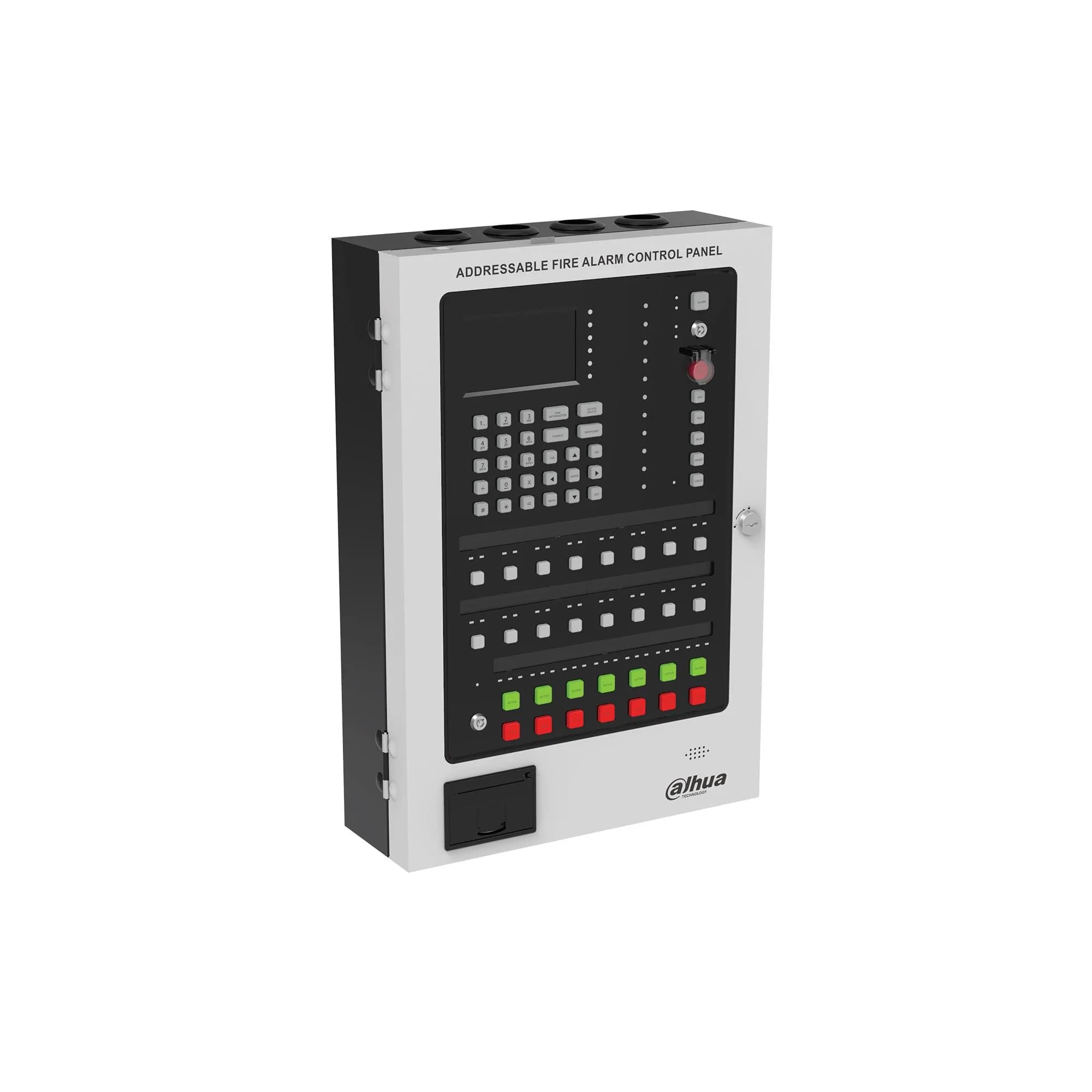 Adreslenebilir 2-Loop Yazıcılı Yangın Alarm Kontrol Paneli 2