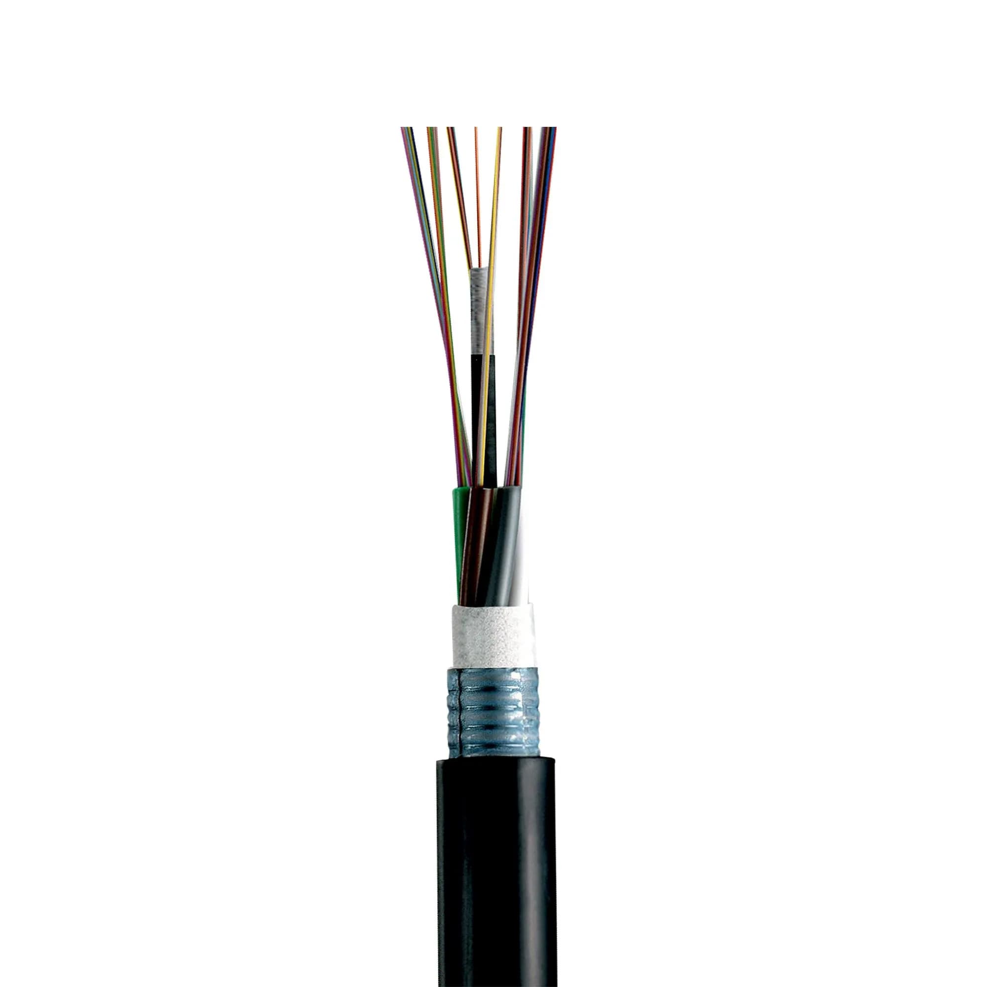 4 Core 9/125 SM Çelik Zırhlı Tek Tüplü Fiber Optik Kablo