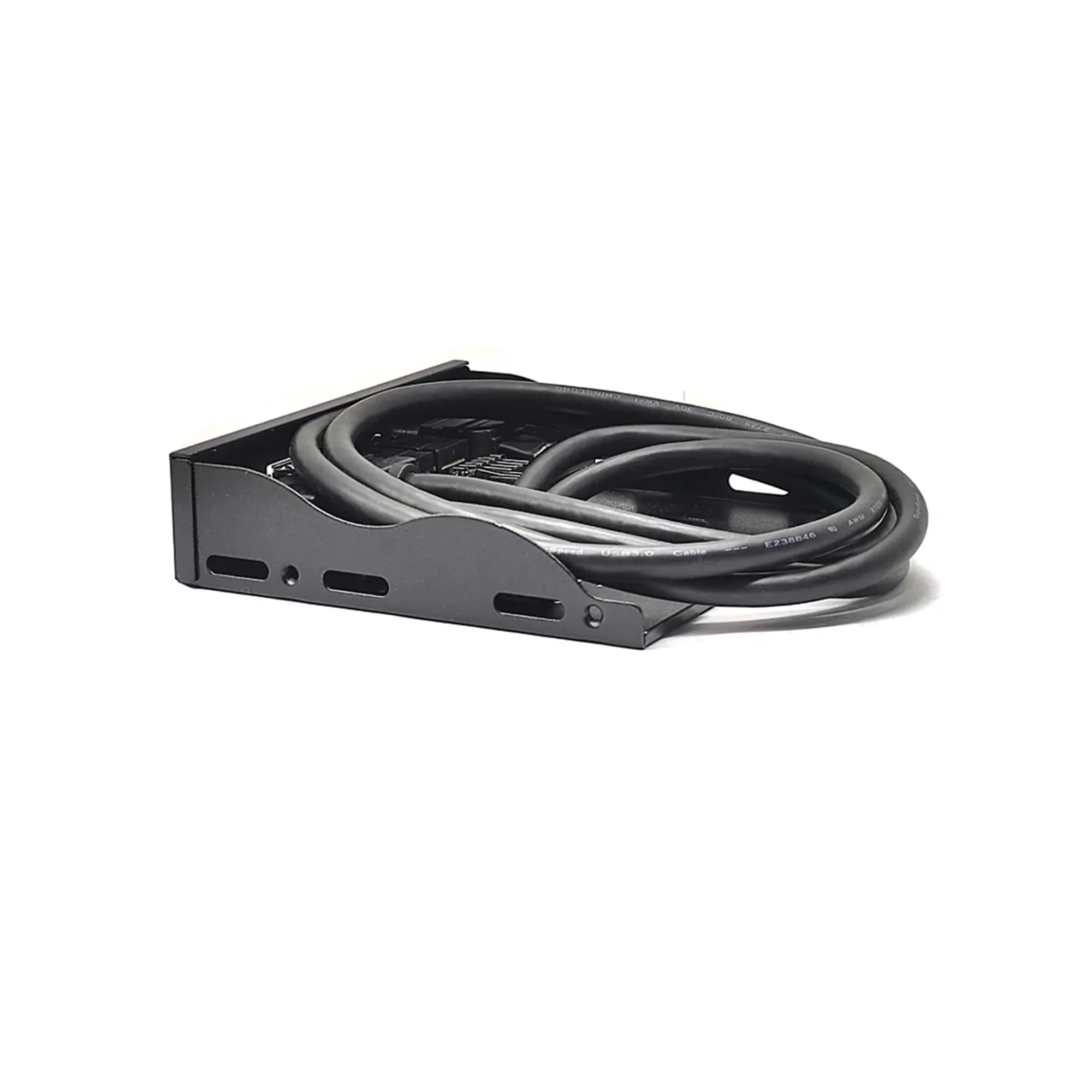 AquaGen USB3.2 Gen2 2xUSB A + 1xType-C + Audio and Mic Combo Adapter Case 3.5" 5