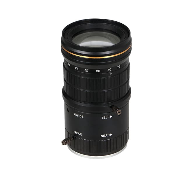 12 MP 1/1.7” 15-75mm Vari-focal Lens
