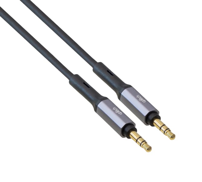 3.5mm Stereo Male to Male Metal Plug Car Aux Cable Gold Plated 3M