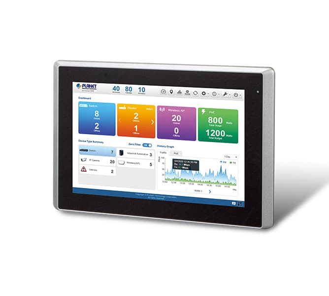 Universal Network Management Controller with LCD Touch Screen (10”/12”)
