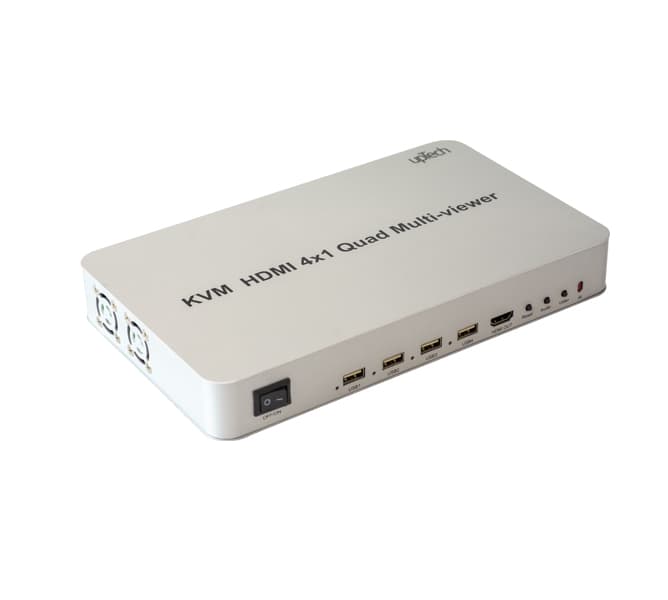 HDMI 4x1 QUAD KVM Switch Multiviewer 2