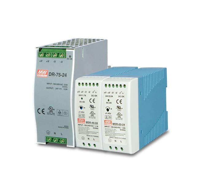 DC Single Output Industrial DIN Rail Power Supply Units