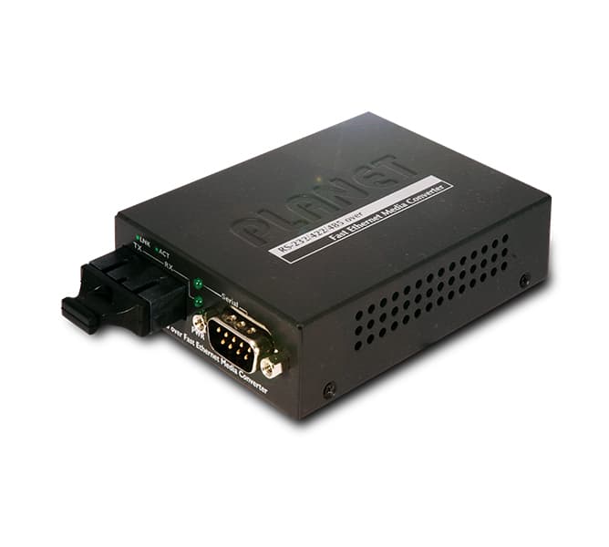 RS-232 / RS-422 / RS-485 over Fast Ethernet Media Converter 