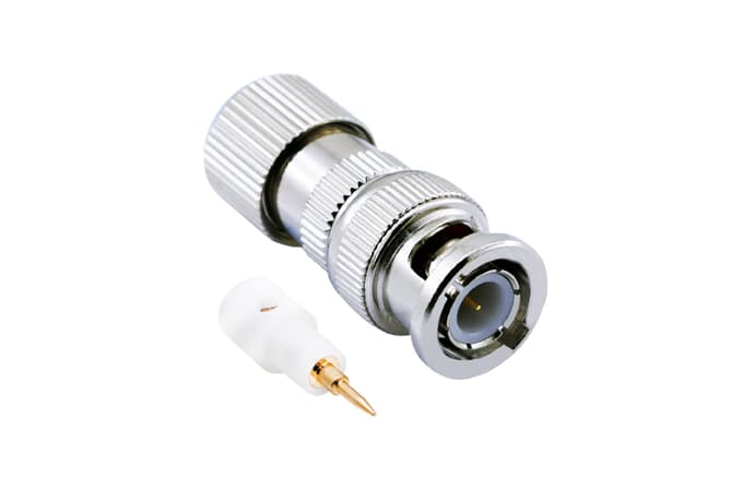 BNC Nickel Screw On Type RG58 RG59 - RG6
