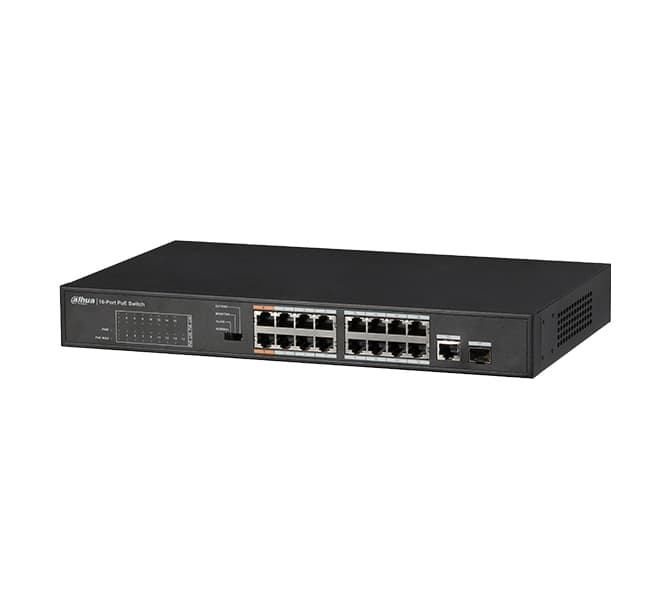 16-Port FE PoE+ 1-Port Gigabit Combo PoE Switch